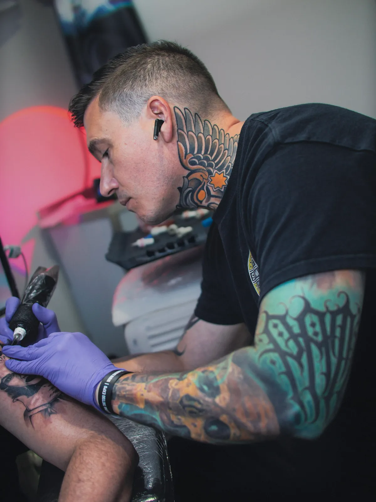 Black and grey realism tattoo by Madrid tattoo artist Paul Michael Andras